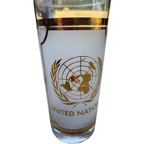 United Nations Drinking Glass by Culver - Picture 1 of 7